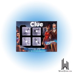 OVERSIZED DICE SET 22MM CLUE WEAPONS INCLUSIONS